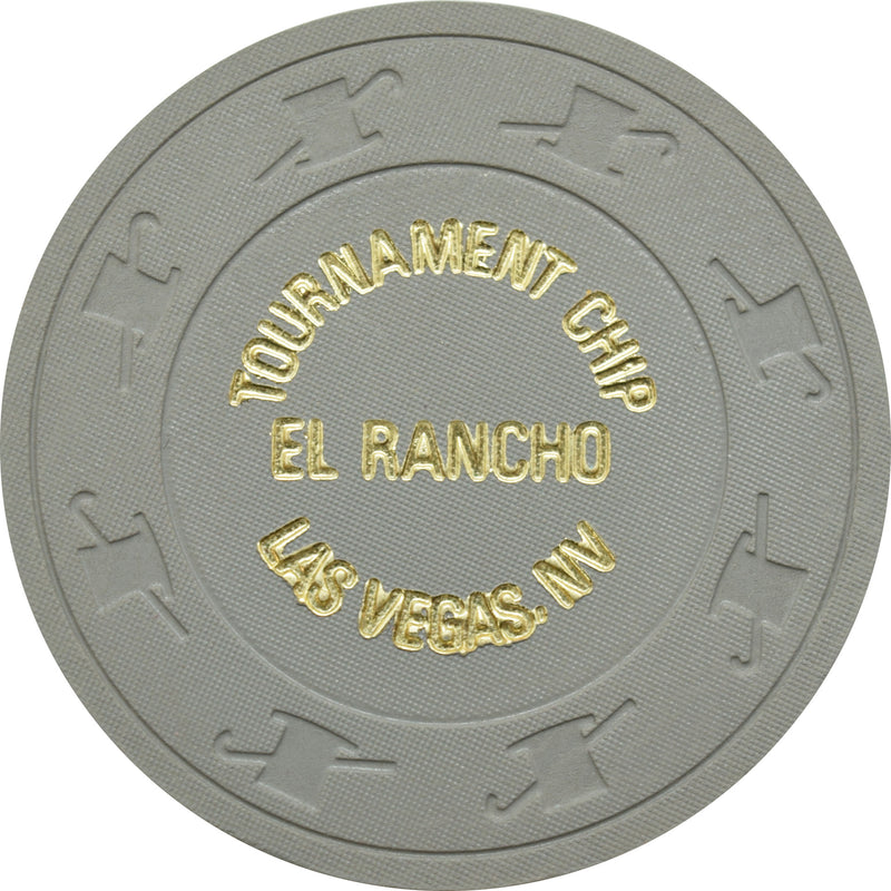 El Rancho Casino Las Vegas Nevada Gray Tournament Chip 1980s