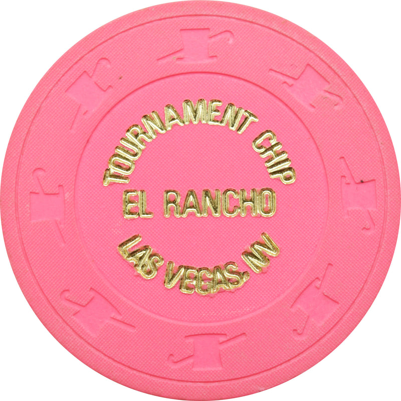 El Rancho Casino Las Vegas Nevada Pink Tournament Chip 1980s