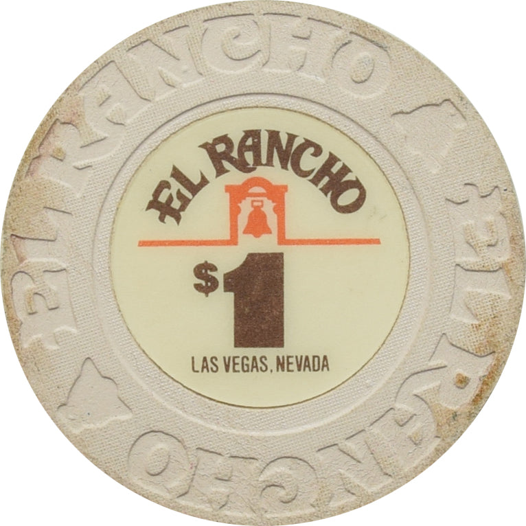 El Rancho Casino $1 Chip Las Vegas Nevada 1982