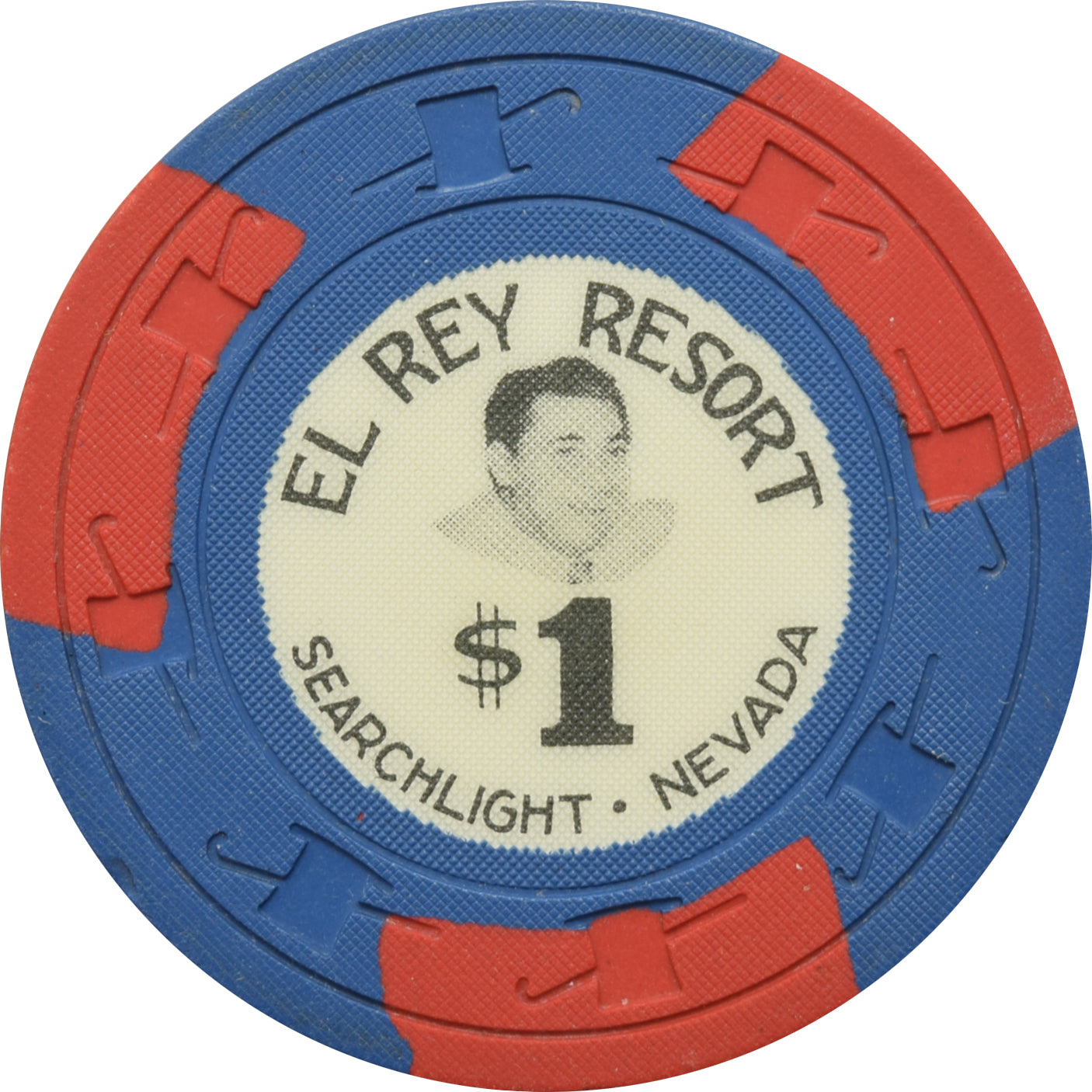 El Rey Resort Casino Seachlight Nevada $1 Chip 1960