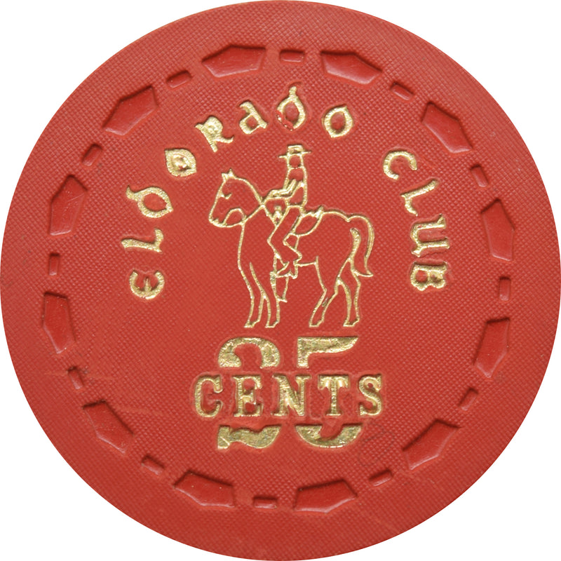 Eldorado Club Casino Gardena California 25 Cent Chip