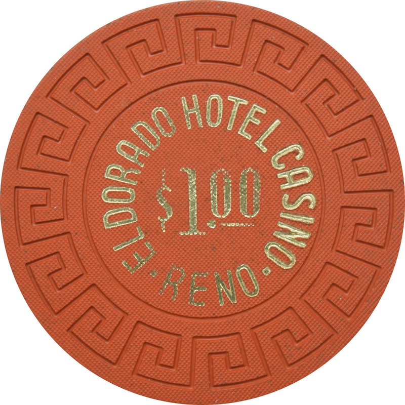 Eldorado Hotel Casino Reno Nevada $1 Chip 1970s
