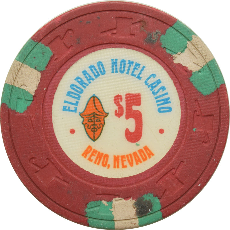 Eldorado Casino Reno Nevada $5 Chip 1983
