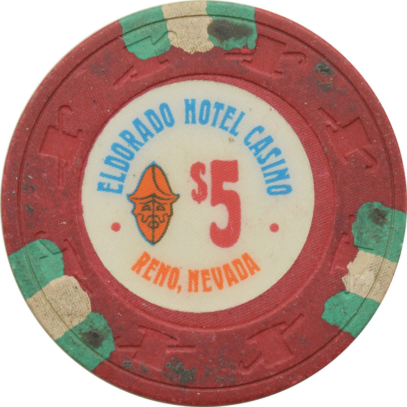 Eldorado Casino Reno Nevada $5 Chip 1983