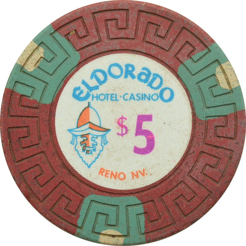 Eldorado Hotel-Casino Reno Nevada $5 Chip 1970s