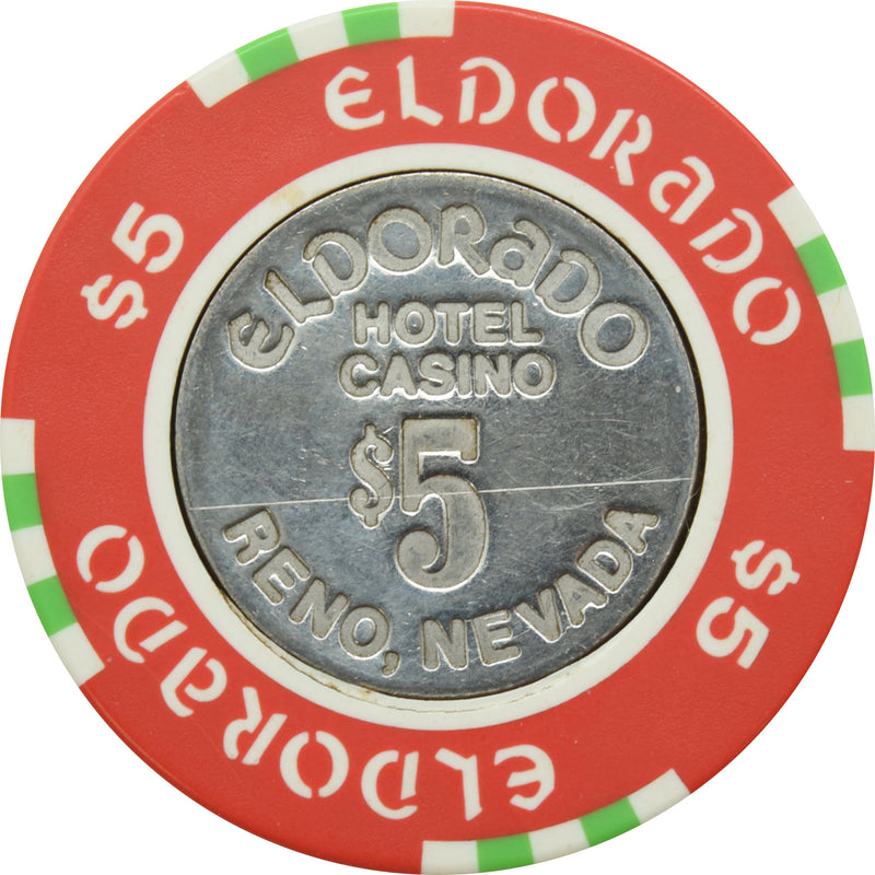 Eldorado Casino Reno Nevada $5 Chip 1989