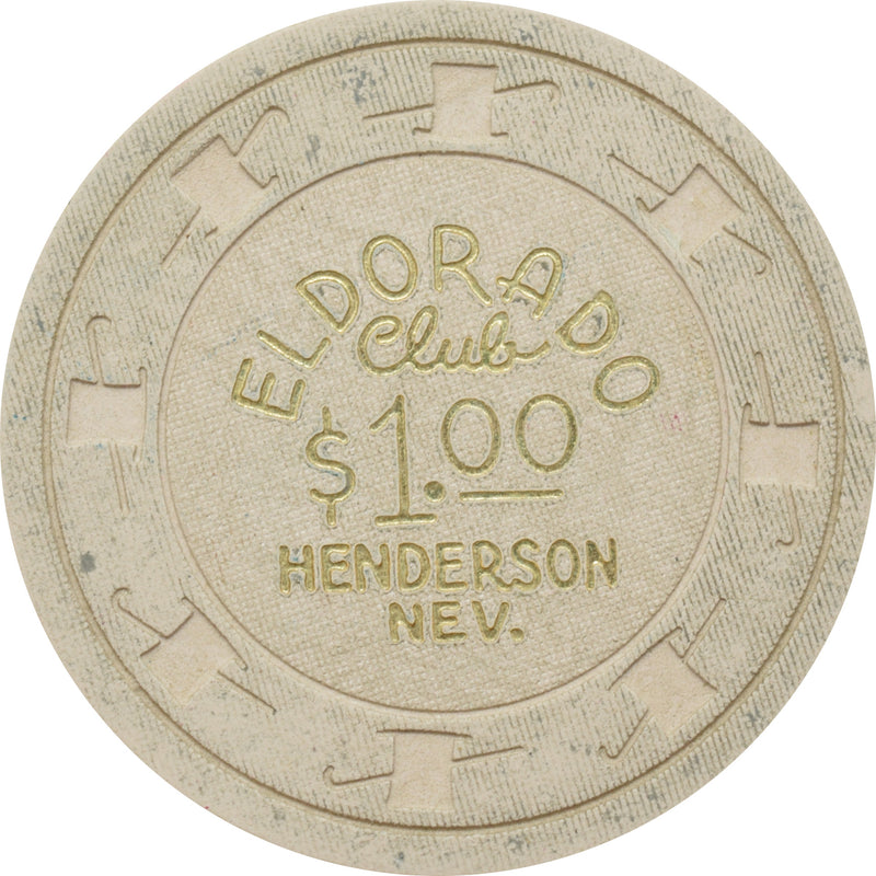 Eldorado Casino Henderson Nevada $1 Paulson Chip 1960s