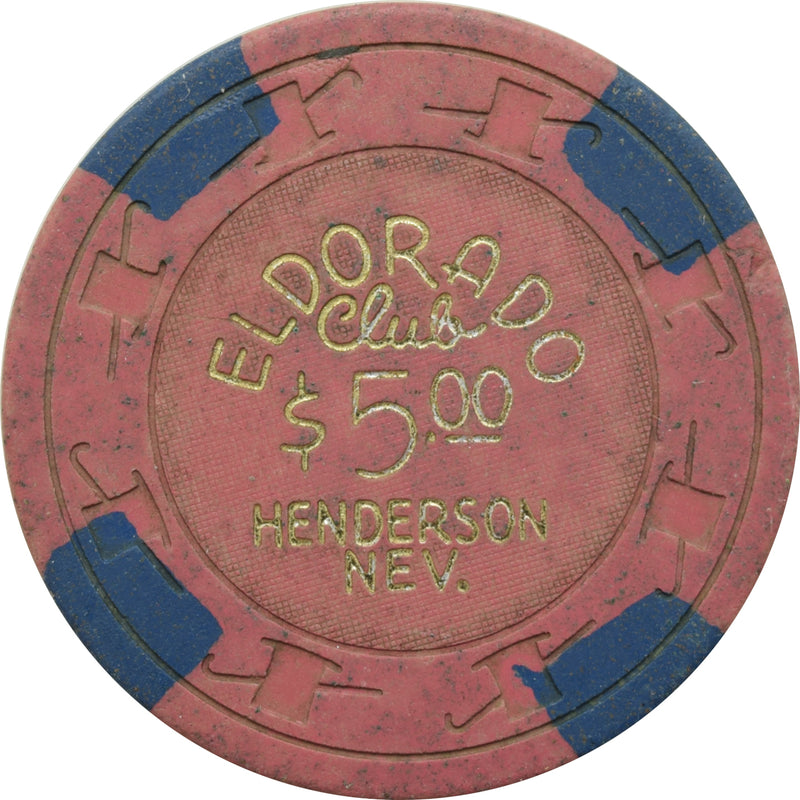 Eldorado Casino Henderson Nevada $5 Chip 1962