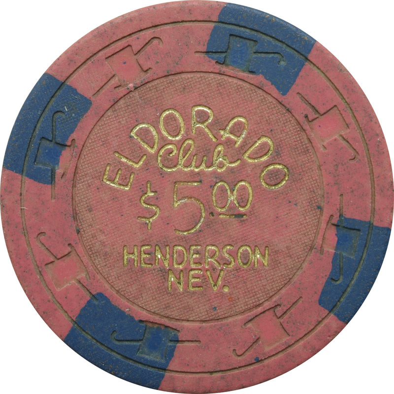 Eldorado Casino Henderson Nevada $5 Chip 1962