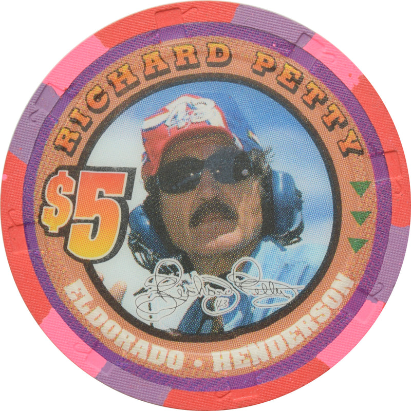 Eldorado Casino Henderson Nevada $5 Richard Petty Chip 2001