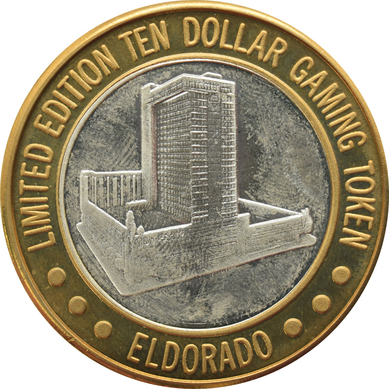 Eldorado Casino Reno $10 Silver Strike .999 Fine Silver 1994