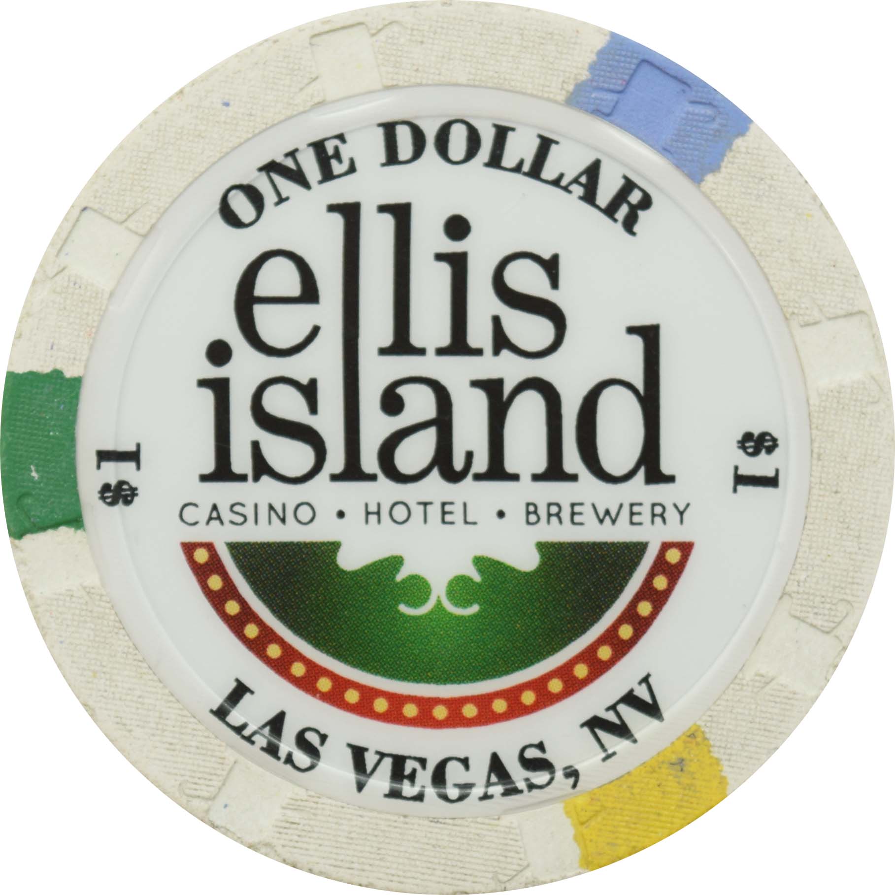 Ellis Island Casino Las Vegas Nevada $1 Chip 2015