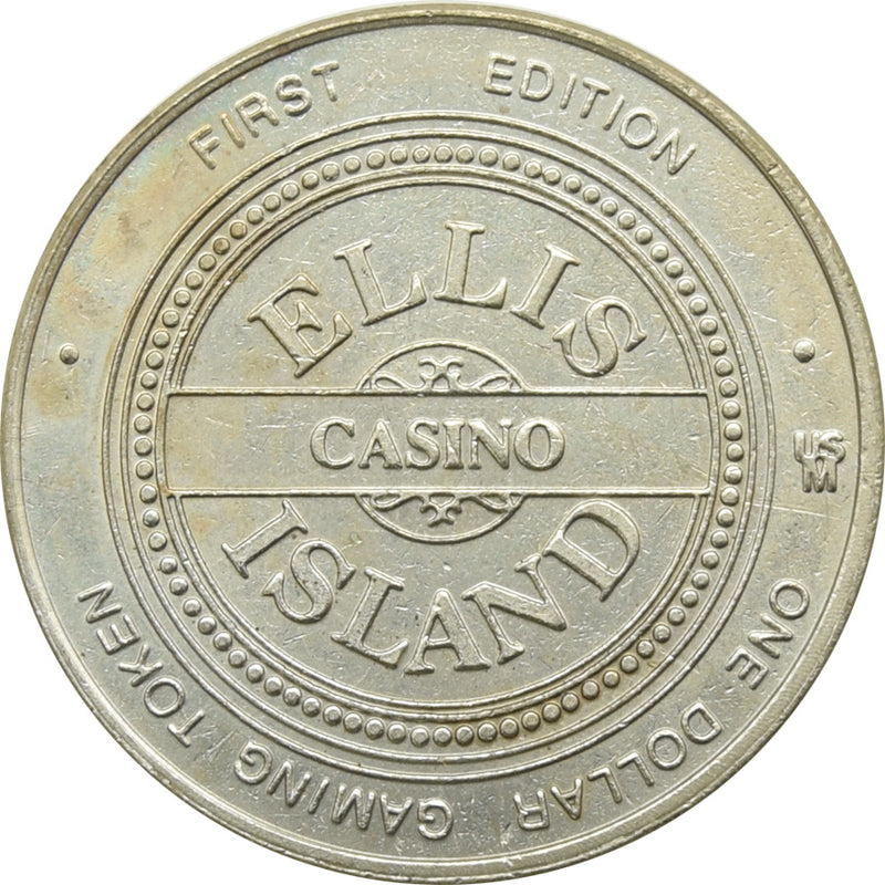 Ellis Island Casino Las Vegas NV $1 Token 1990