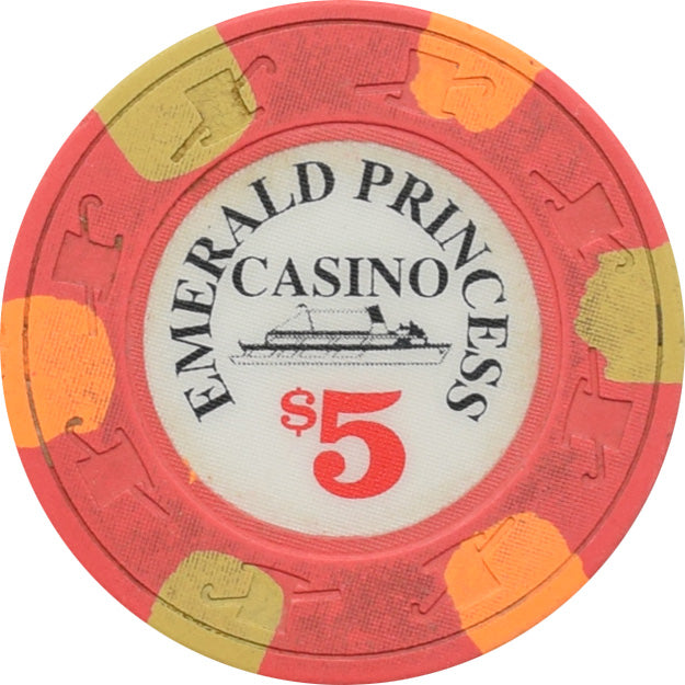 Emerald Princess Casino Day Cruise Brunswick Georgia $5 Chip