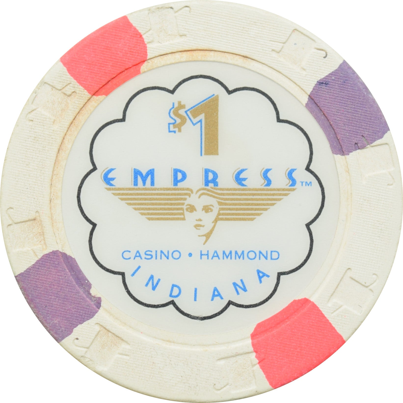 Empress Casino Hammond Indiana $1 Chip
