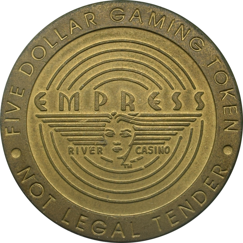 Empress Casino Joliet Illinois $5 Token 1992