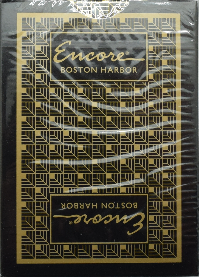 Encore Boston Harbor Casino Everett Massachusetts Black Playing Card Deck