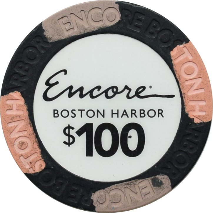 Encore Boston Harbor Casino Everett Massachusetts $100 Chip