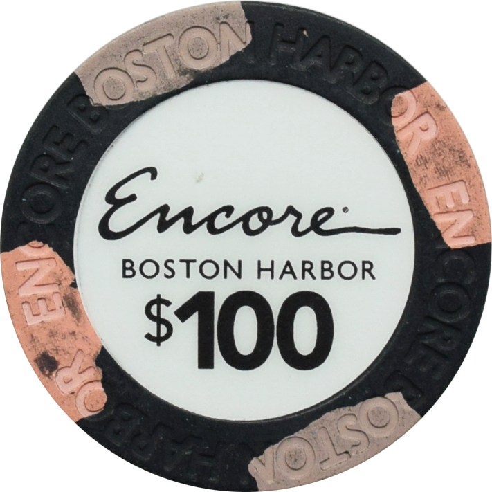 Encore Boston Harbor Casino Everett Massachusetts $100 Chip