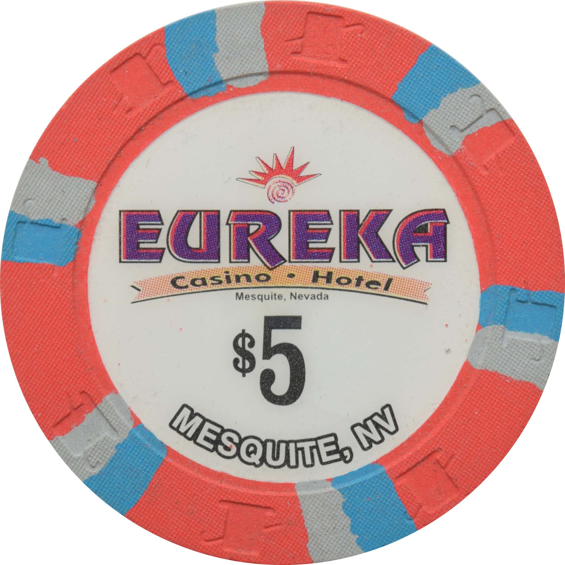 Eureka Casino Mesquite Nevada $5 Chip 2000