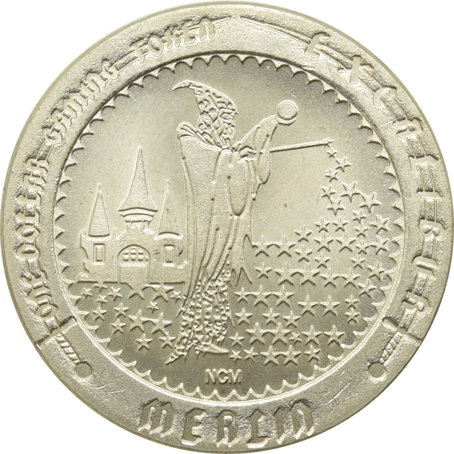 Excalibur Casino Las Vegas NV $1 Merlin Token 1990