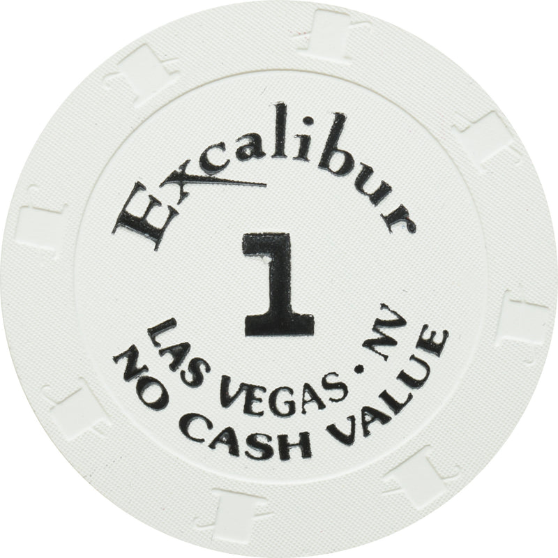 Excalibur Casino Las Vegas Nevada 1 NCV Win Cards Chip 2009