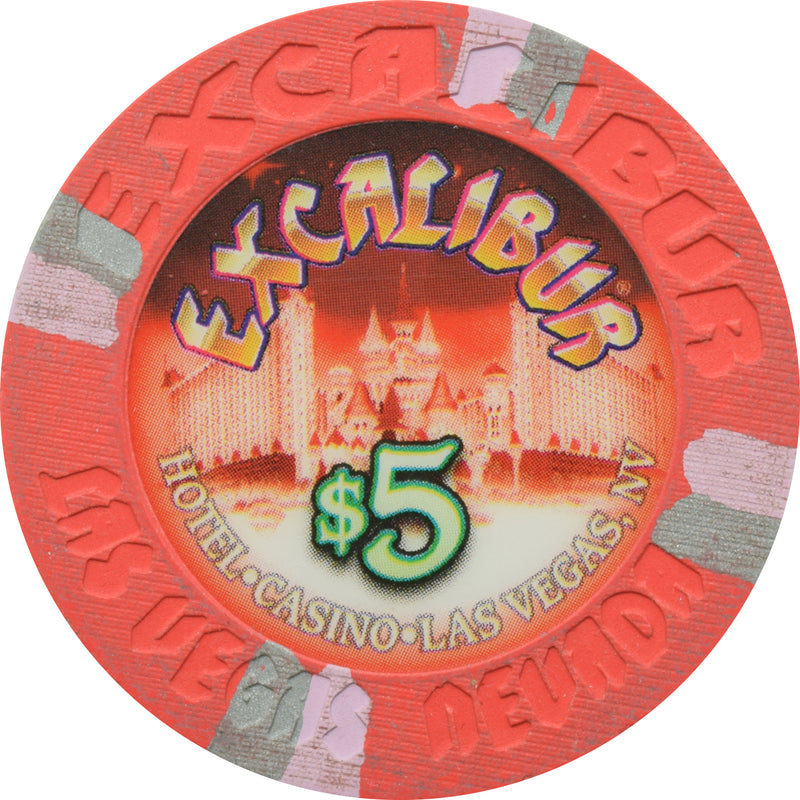 Excalibur Casino Las Vegas Nevada $5 Chip 2006