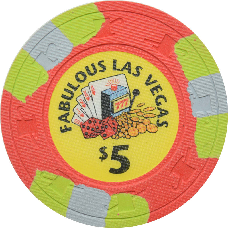 Fabulous Las Vegas $5 Chip Paulson Fantasy