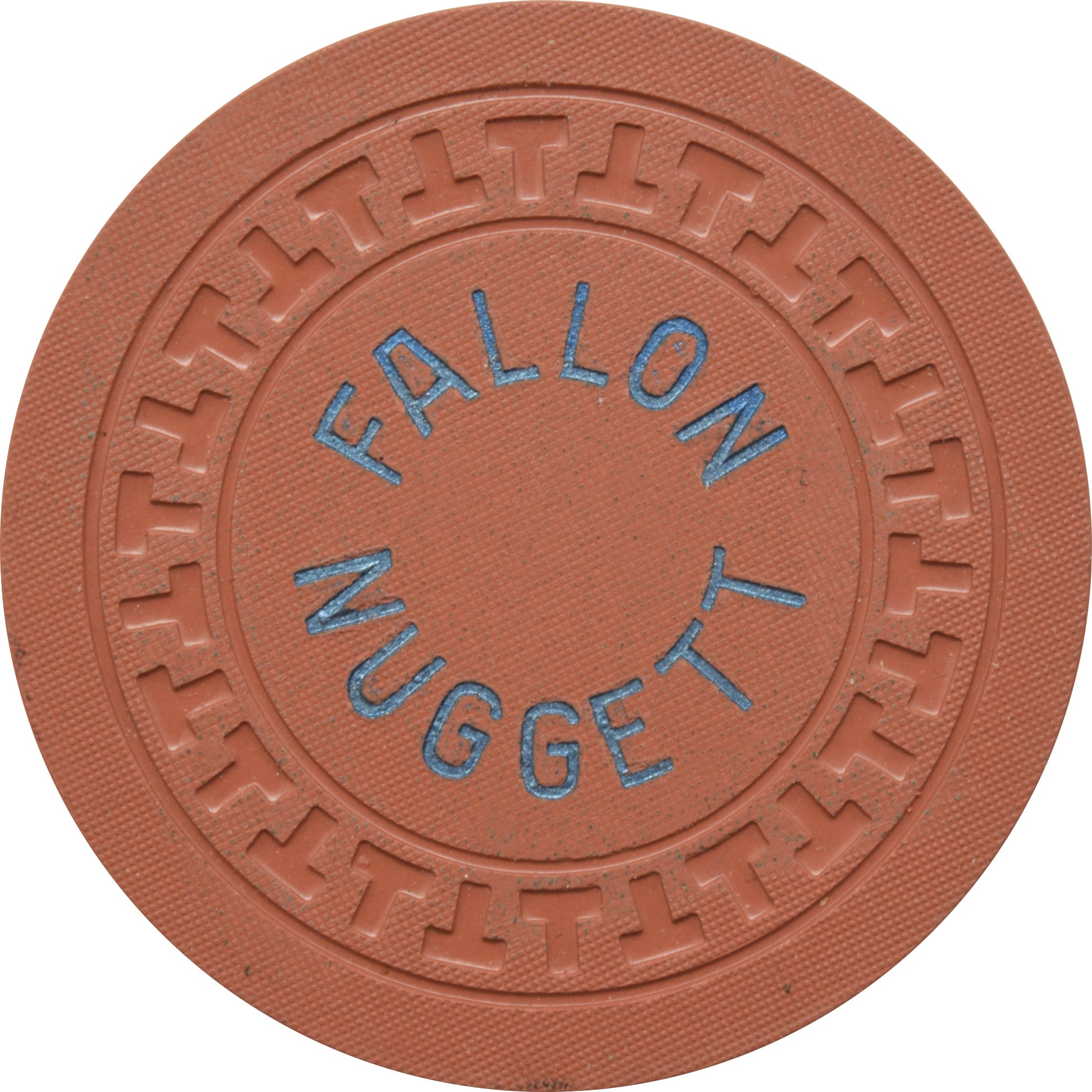 Fallon Nugget Casino Fallon Nevada $100 Chip 1962