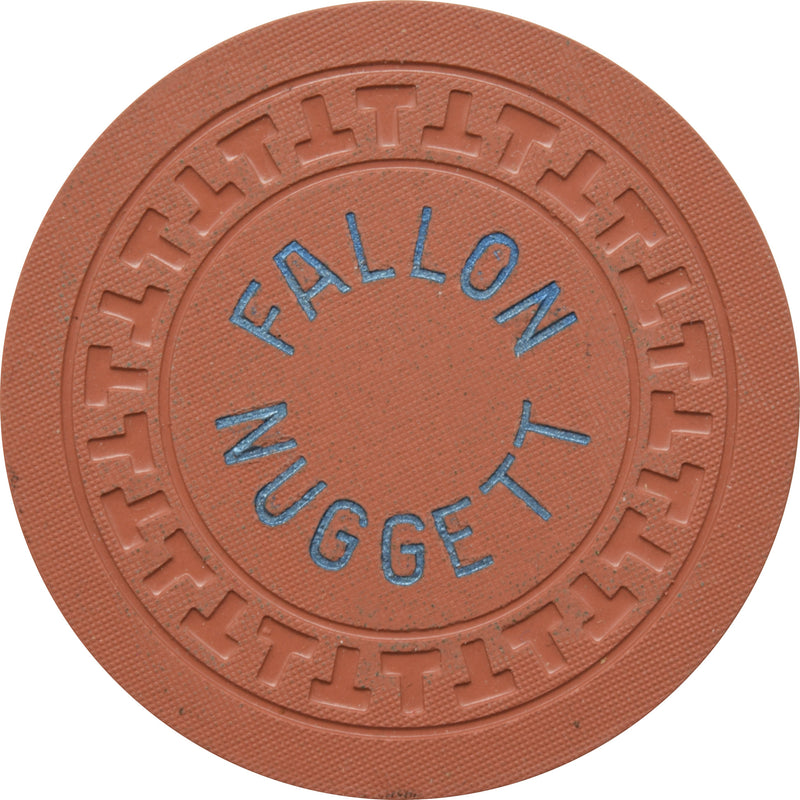 Fallon Nugget Casino Fallon Nevada $100 Chip 1962