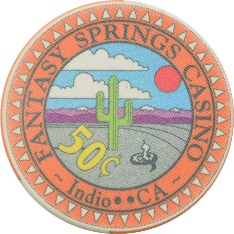 Fantasy Springs Casino Indio California 50 Cent Chip