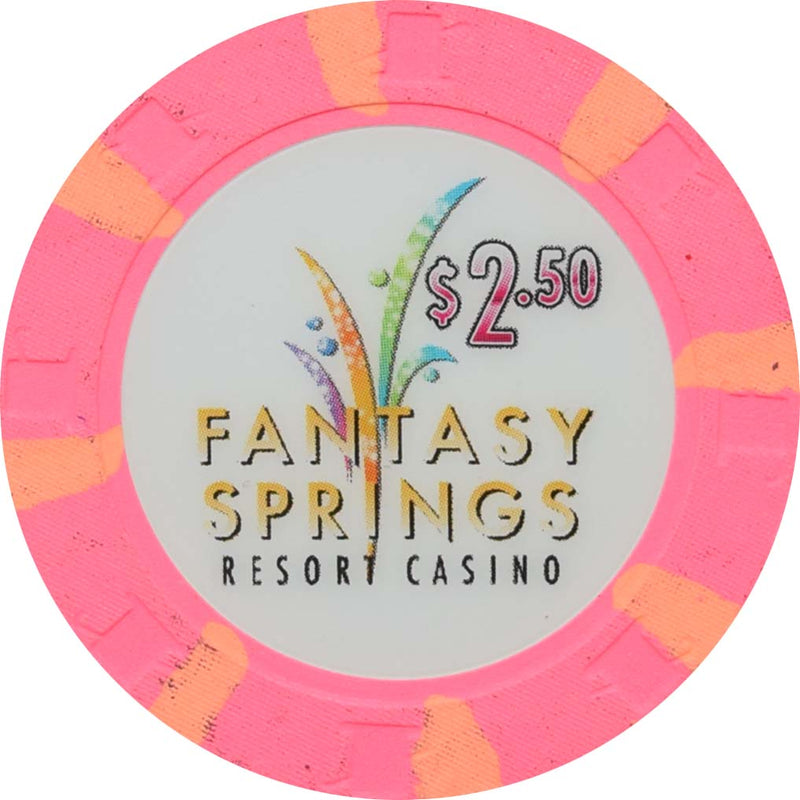 Fantasy Springs Casino Indio California $2.50 Chip