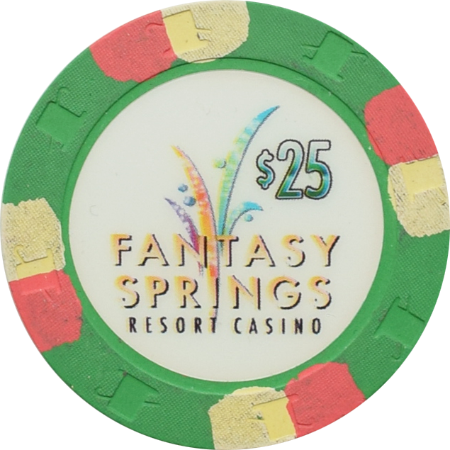 Fantasy Springs Casino Indio California $25 Chip