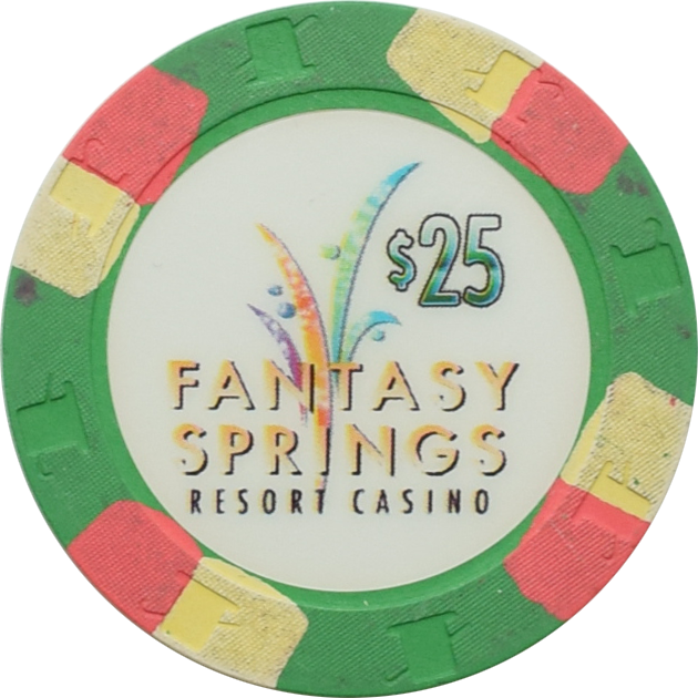 Fantasy Springs Casino Indio California $25 Chip