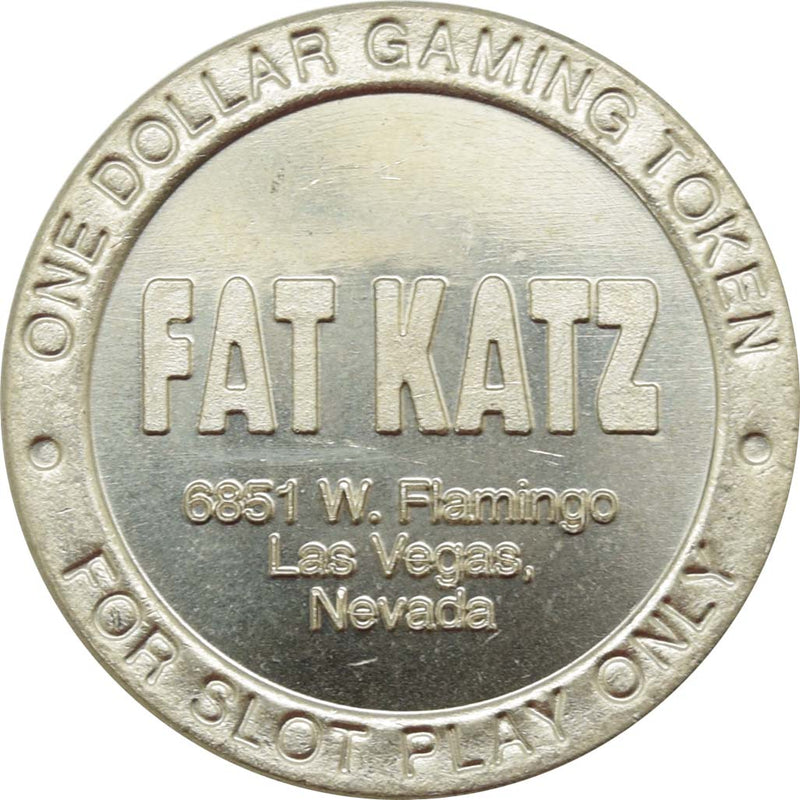 Fat Katz Casino Las Vegas Nevada $1 Token 1996