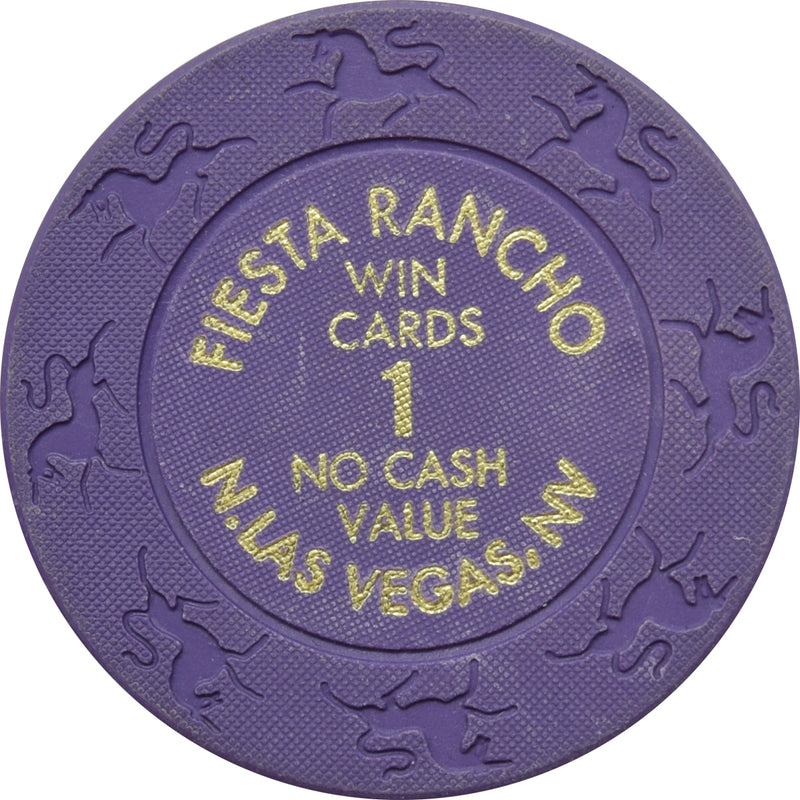 Fiesta Casino North Las Vegas Nevada Win Cards 1 NCV Chip 2002
