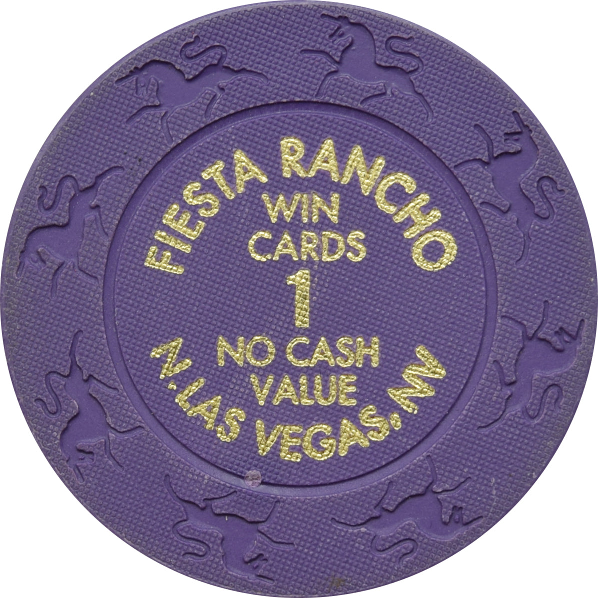 Fiesta Casino North Las Vegas Nevada Win Cards 1 NCV Chip 2002