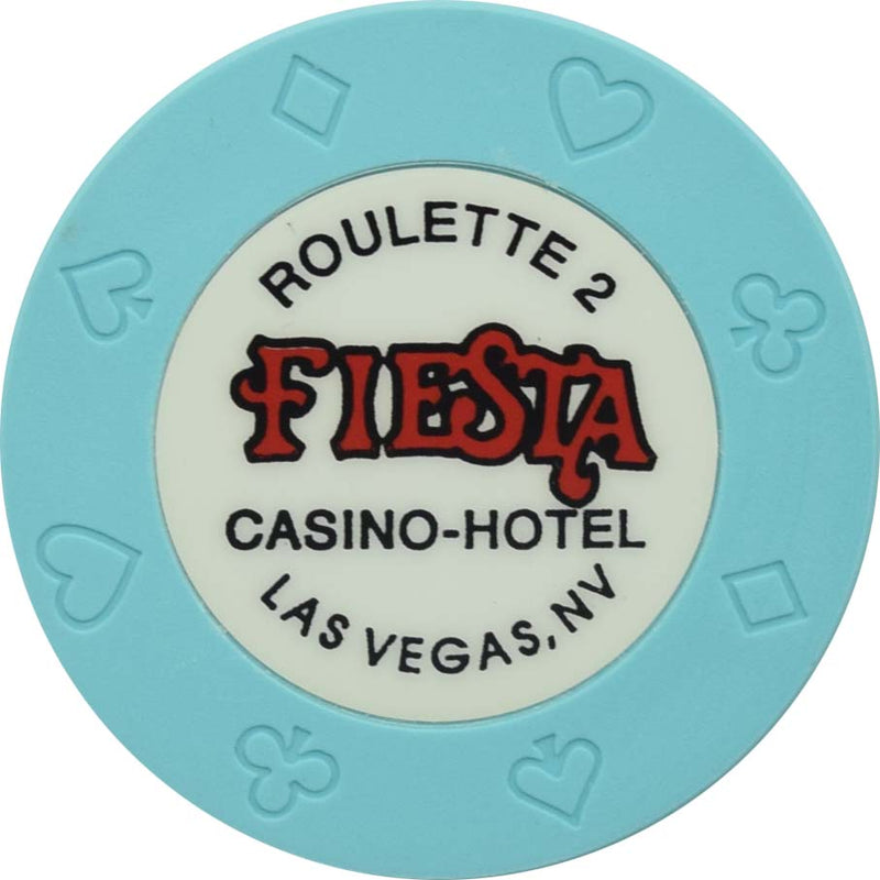 Fiesta Casino North Las Vegas Nevada Roulette 2 Light Blue Chip 1994