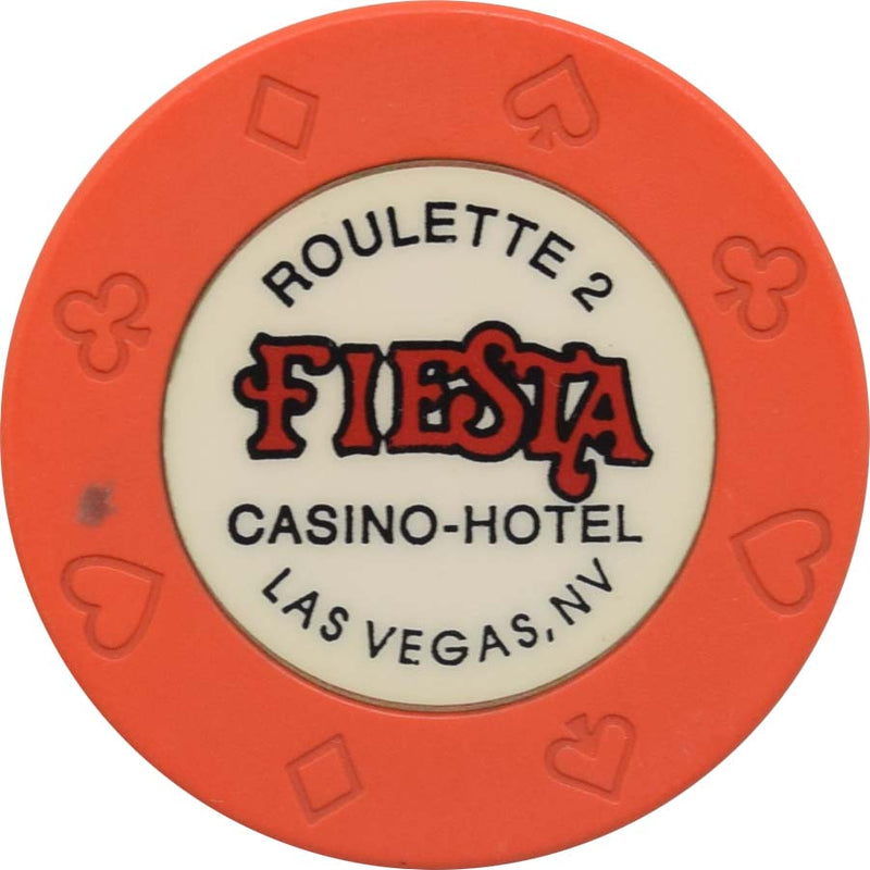 Fiesta Casino North Las Vegas Nevada Roulette 2 Orange Chip 1994