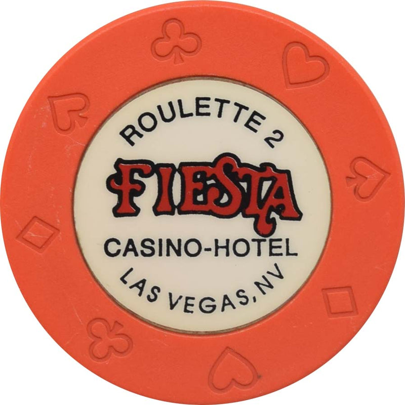 Fiesta Casino North Las Vegas Nevada Roulette 2 Orange Chip 1994