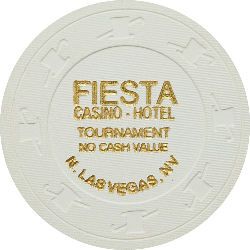 Fiesta Casino North Las Vegas Nevada White NCV Tournament Chip 1997