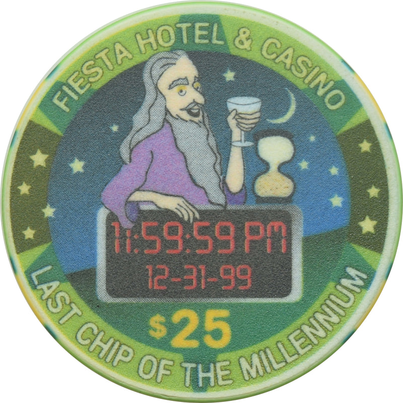 Fiesta Casino North Las Vegas Nevada $25 Last Chip of the Millennium 1999