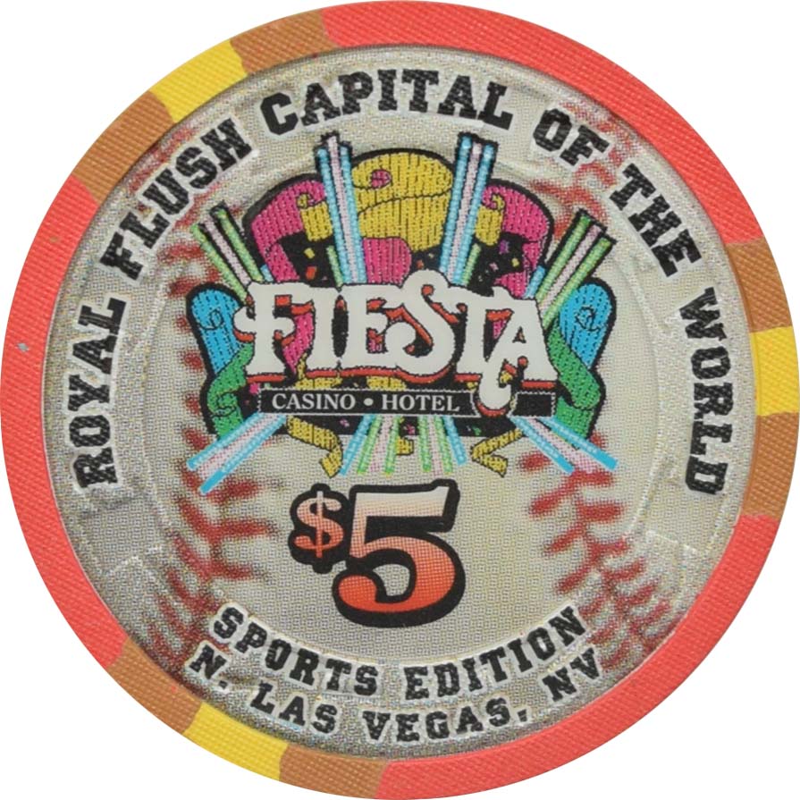 Fiesta Casino North Las Vegas Nevada $5 Carlos Palomino Chip 1999