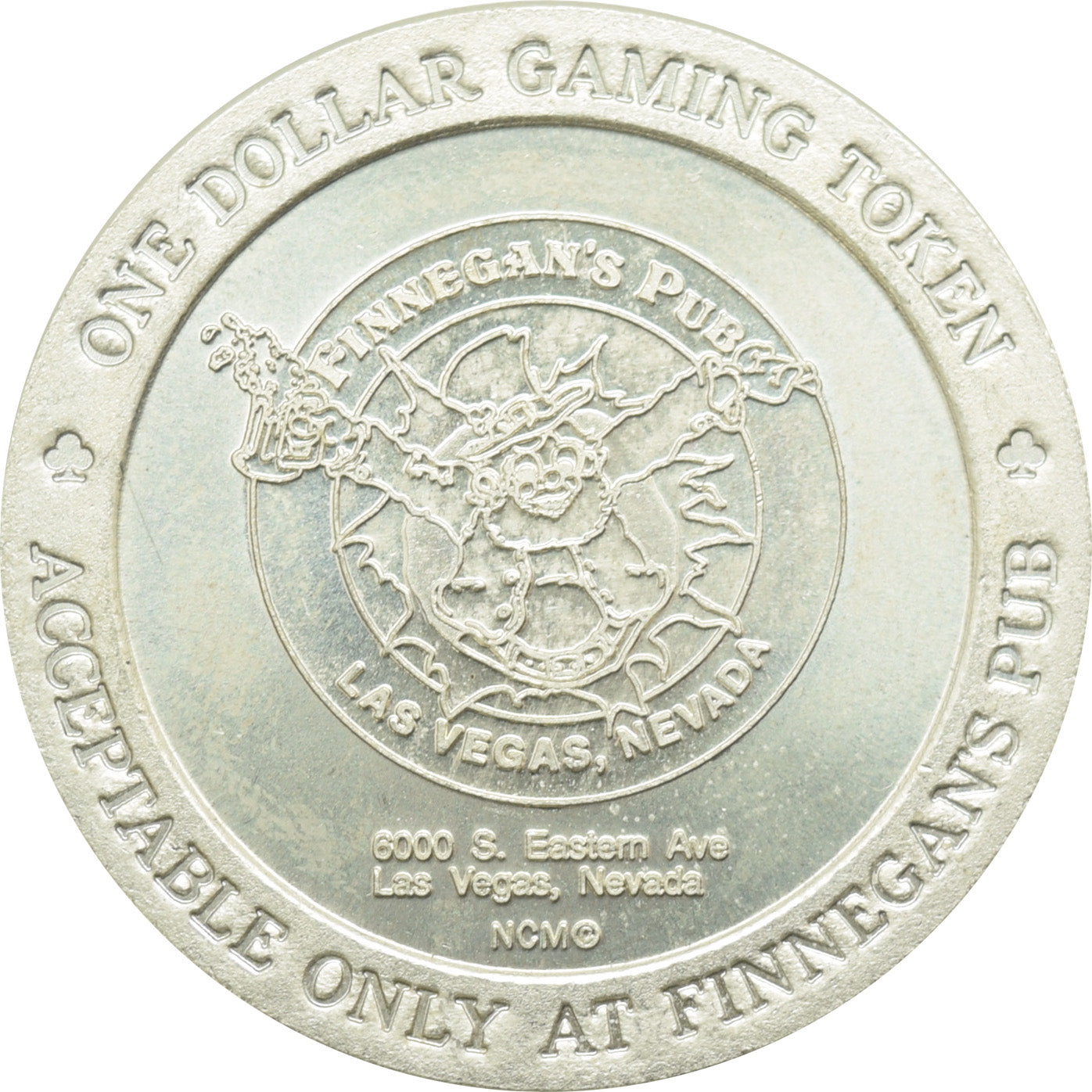 Finnegan's Pub N. Las Vegas NV $1 Token 1991