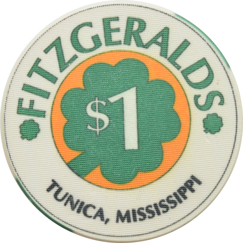 Fitzgeralds Casino Tunica Mississippi $1 Chip
