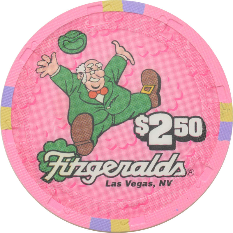Fitzgeralds Casino Las Vegas Nevada $2.50 Chip 1999