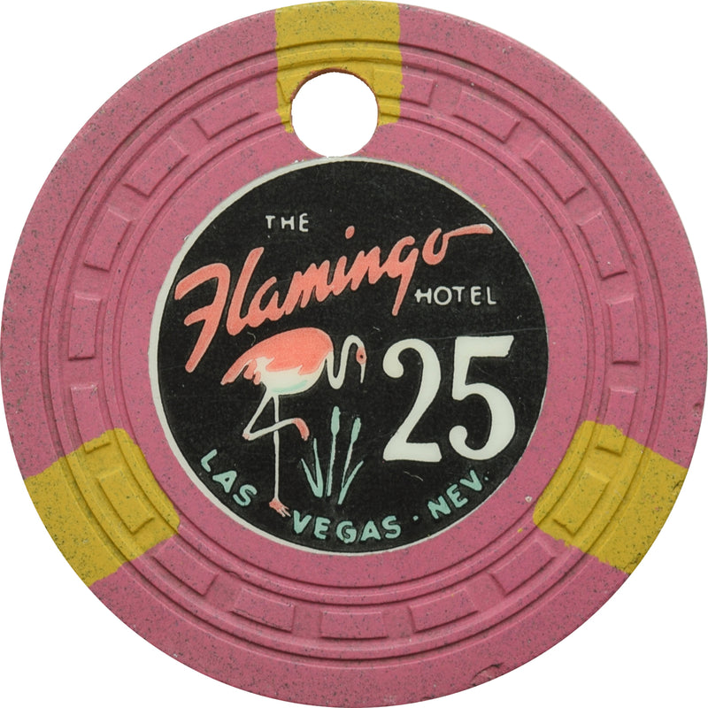 Flamingo Casino Las Vegas Nevada $25 Cancelled Chip 1948