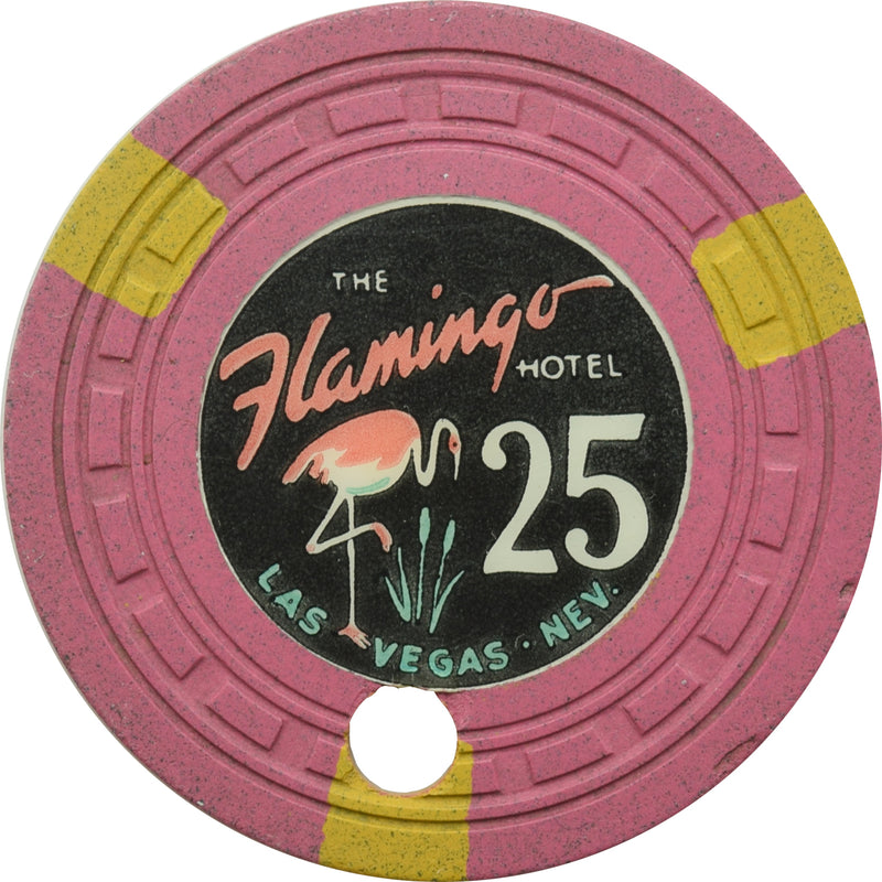 Flamingo Casino Las Vegas Nevada $25 Cancelled Chip 1948