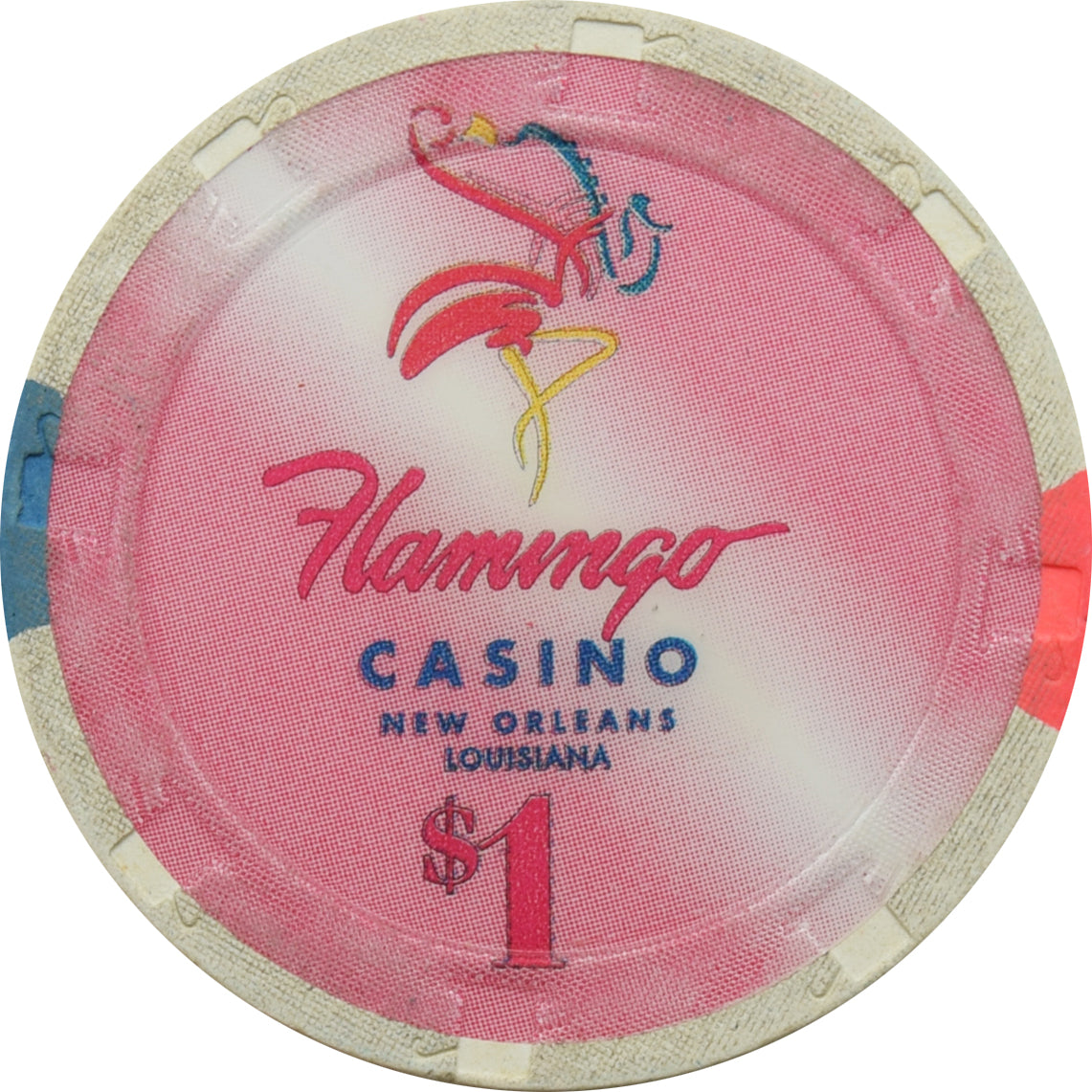 Flamingo Casino New Orleans Louisiana $1 Chip