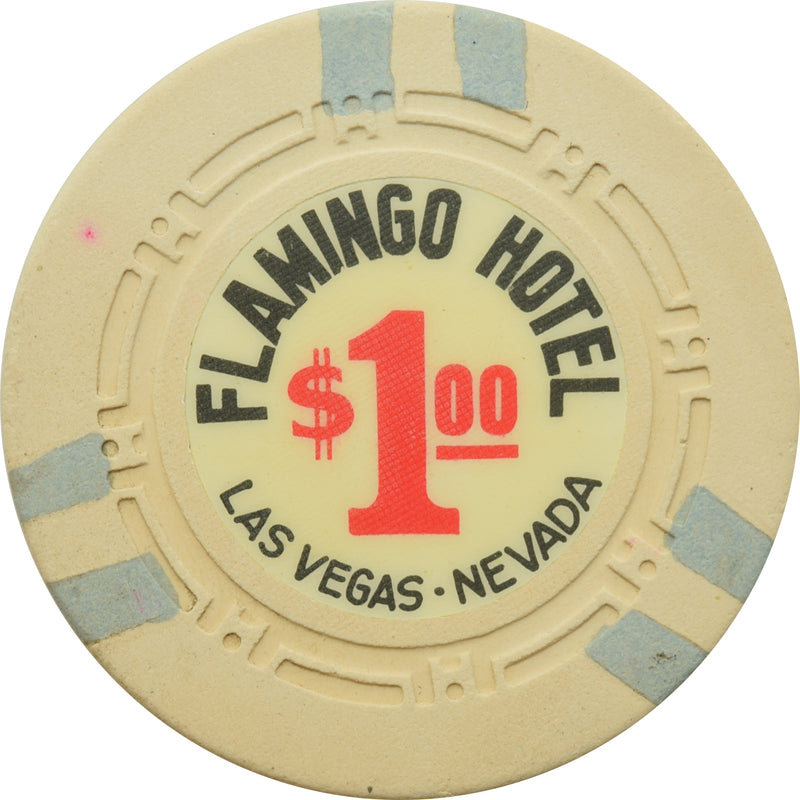 Flamingo Casino Las Vegas Nevada $1 Chip 1964 (Nicer)